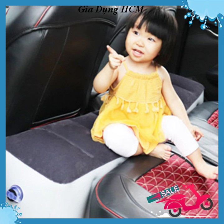 🆕 Gối hơi kê chân hàng ghế sau làm giường trên ô tô