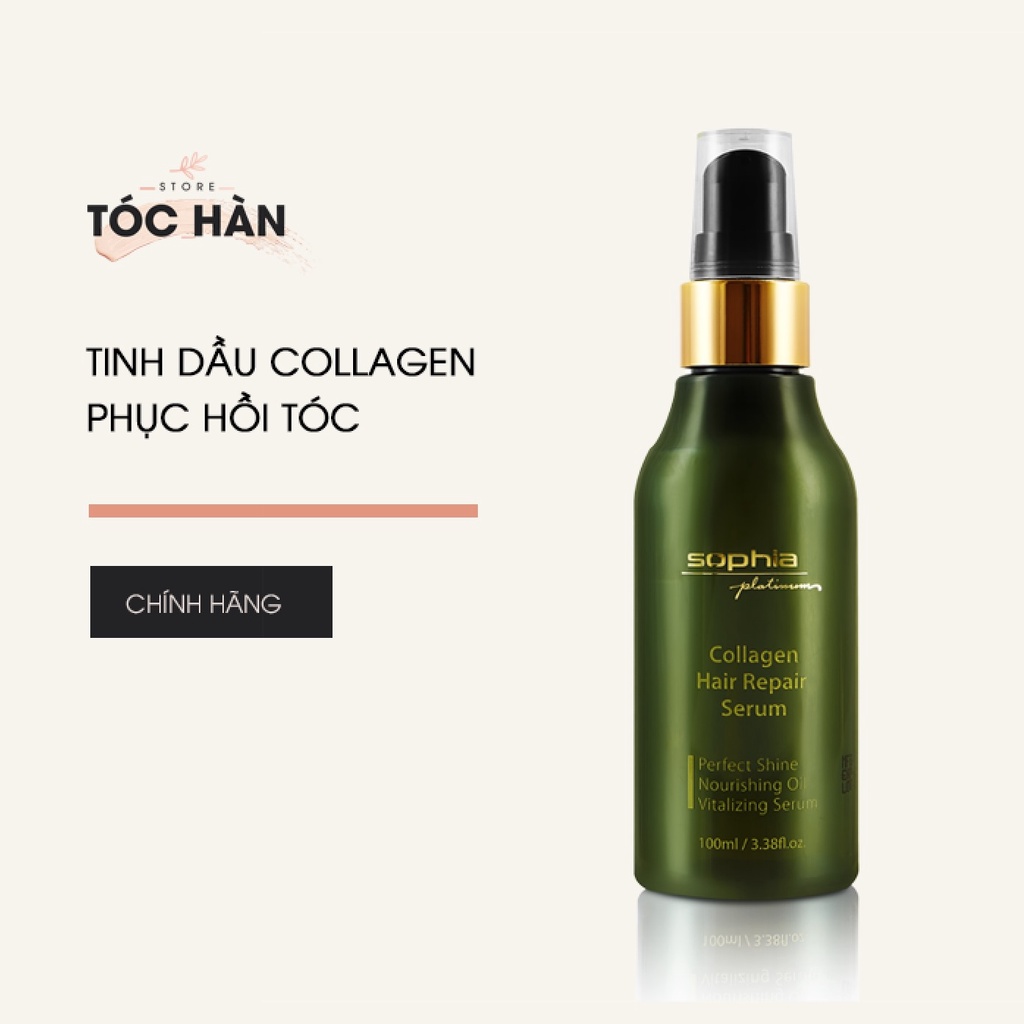 Tinh dầu phục hồi tóc Sophia Collagen Hair Repair Serum 100ml Hàn Quốc