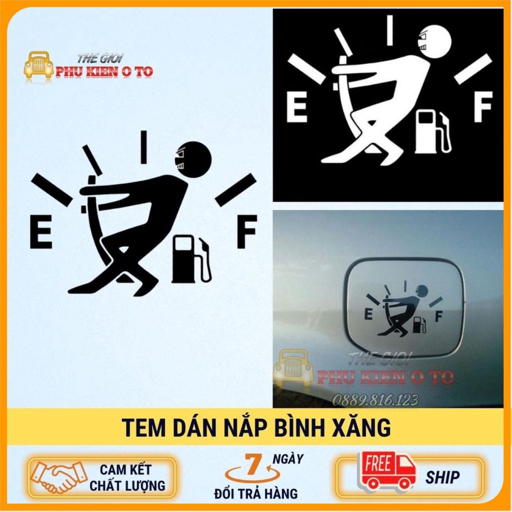 Tem dán nắp bình xăng ô tô, cửa sổ, cửa ra vào, tủ khóa, máy tính xách tay, chất liệu Vinyl độc lạ, thời trang