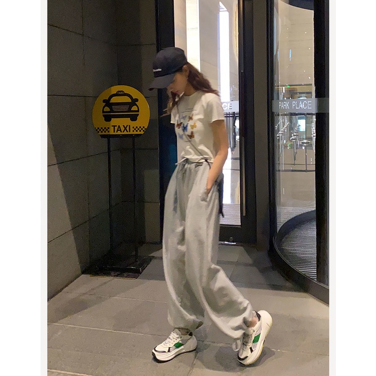 COZOK Quần Legging Thể Thao Ống Rộng Lưng Cao Năng Động Thời Trang