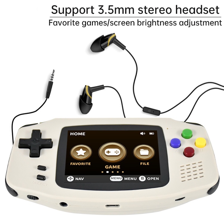 Máy chơi game cầm tay 2022 2.8 inch cho gba nintendo và linh kiện