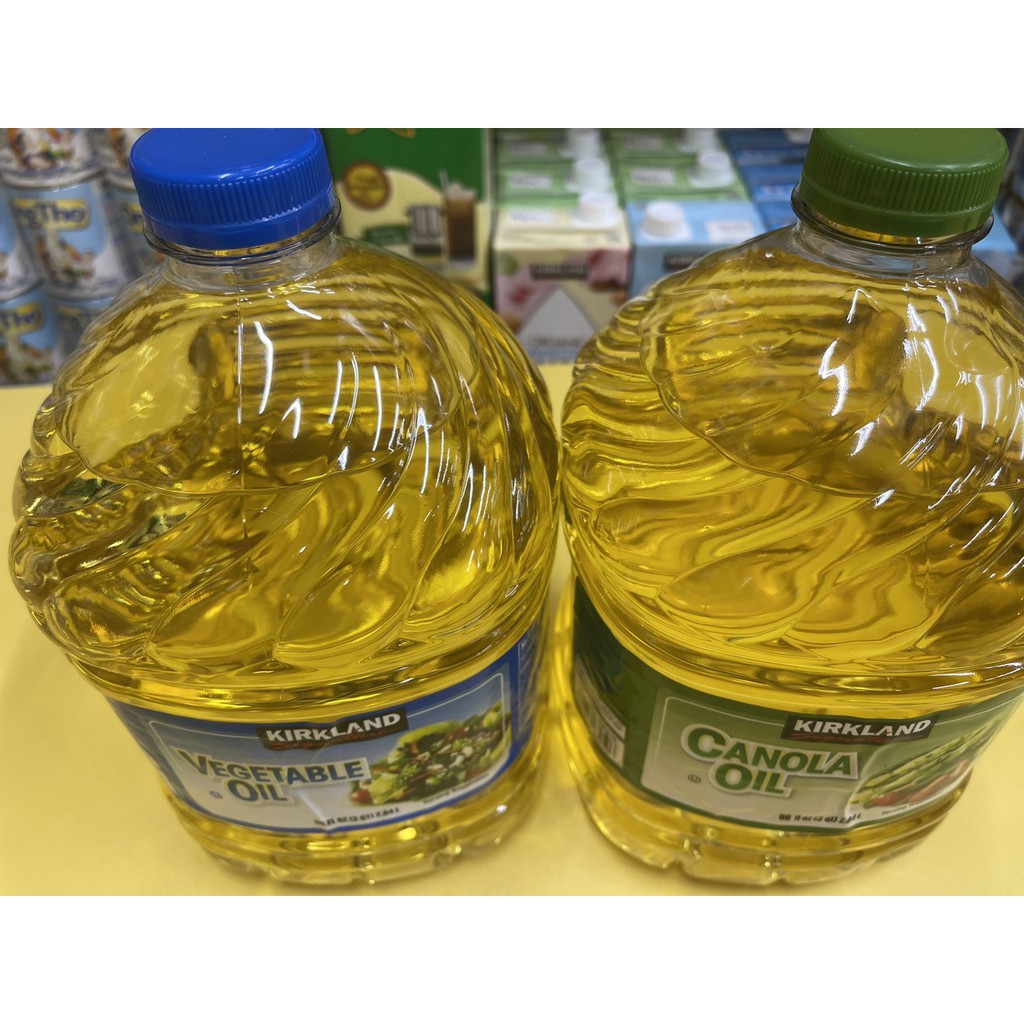 DẦU ĂN KIRKLAND SIGNATURE DẦU HẠT CẢI DẦU THỰC VẬT CANOLA VEGETABLE OIL 2.84L TỐT CHO SƯC KHỎE (CHUẨN COSTCO USA)