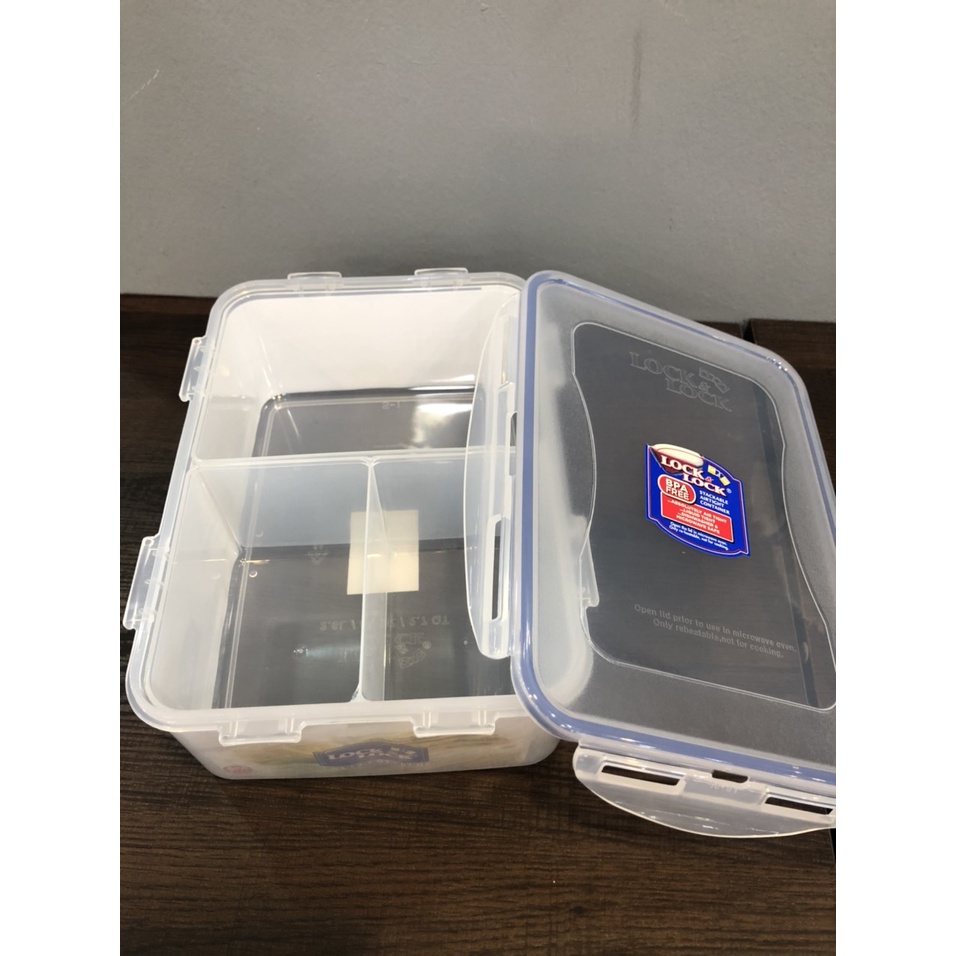 Hộp nhựa chia ngăn đựng thực phẩm lock&lock HPL826C HPL825B HPL824C