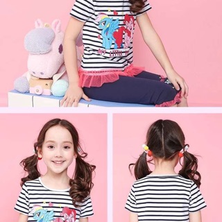 Bộ pony quần legging lửng bé gái
