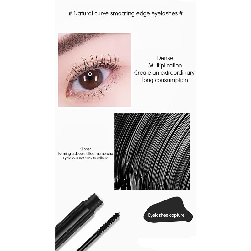 Mascaras Trang điểm Màu đen Kéo dài Độ dài Làm cong Mi mắt không thấm nước lâu dài | BigBuy360 - bigbuy360.vn