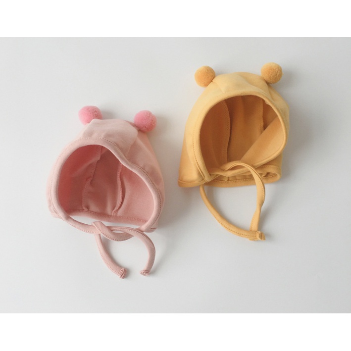 Mũ cục bông cho bé hàng QC từ 3m-18m