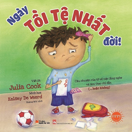 Sách(n) tranh song ngữ Ngày tồi tệ nhất đời TB qv