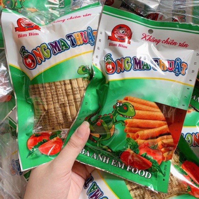 Snack Ống Ma Thuật 💖 FREESHIP 💖 Snack Tăm Ống Ma Thuật Giòn Ngon