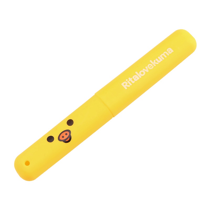 Vỏ Bọc Bàn Chải Đánh Răng Du Lịch Bằng Nhựa Hình Gấu Nâu