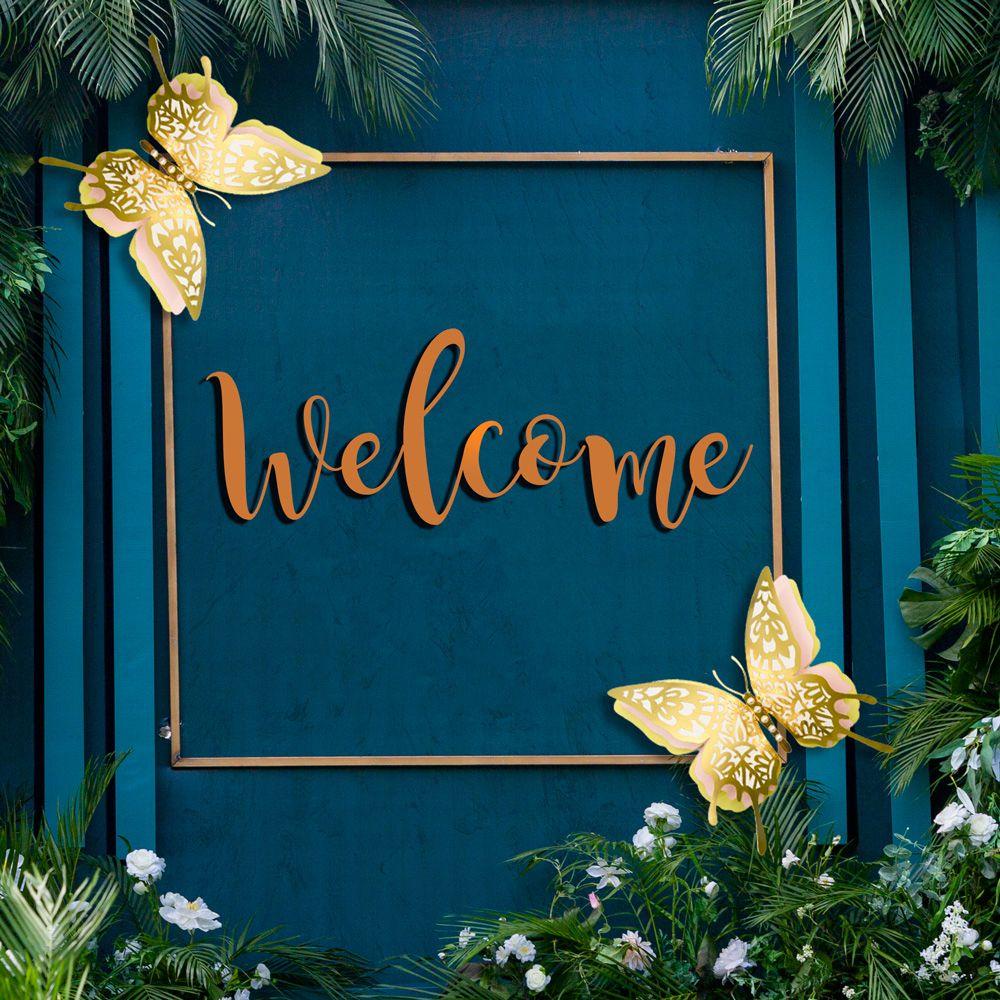 Miếng Dán Hình Bướm 3D Bốn Tầng Trang Trí Tiệc Cưới / Lễ Hội DIY