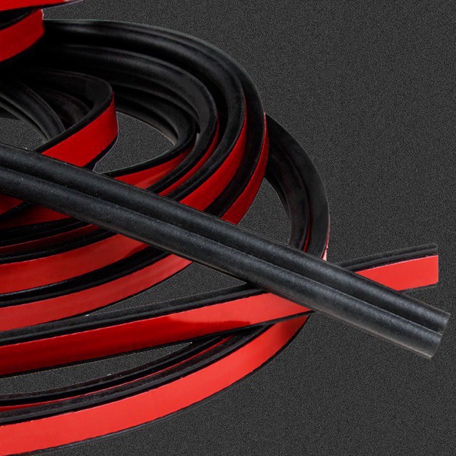 Ron cao su chống ồn chữ B đang năng kích thước 11mmx7mm sẵn keo 3M bóc dính độ đàn hồi cao