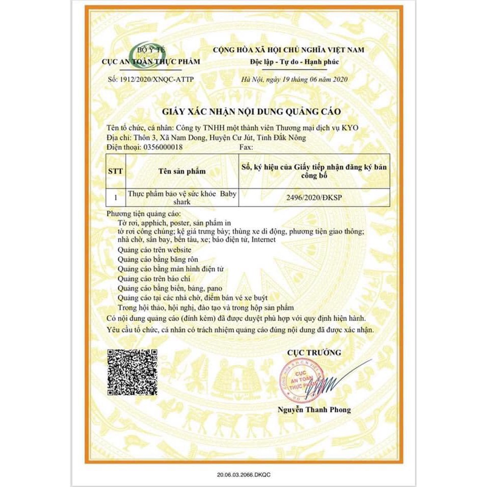 Siro Cá Mập Gold X2 Chính Hãng - Siro Ăn Ngon Cho Bé 30 Gói - 8938520685273