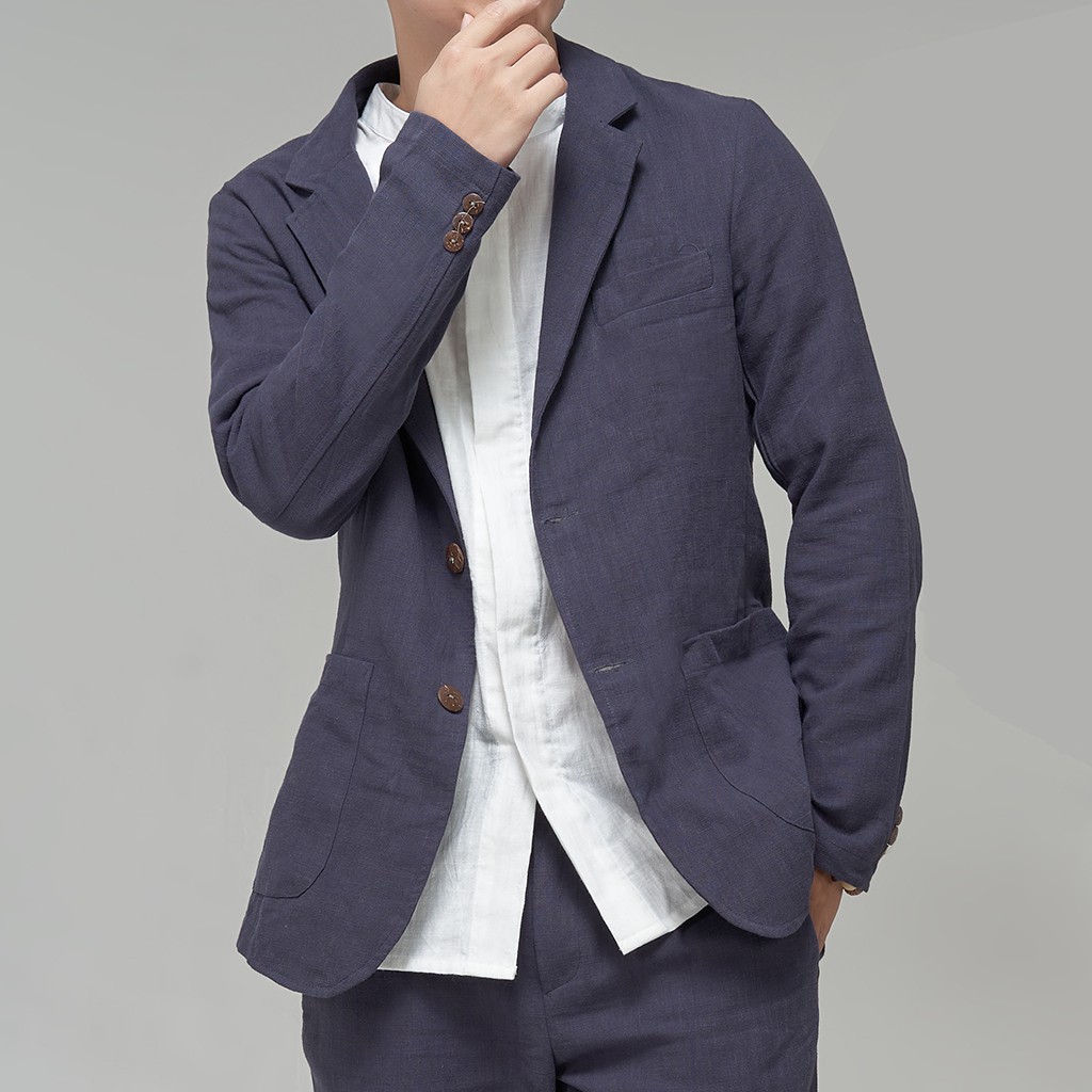 [Mã FASHIONMALLT4 giảm 15% tối đa 30K đơn 150k] Áo Vest Đũi Nam Rough
