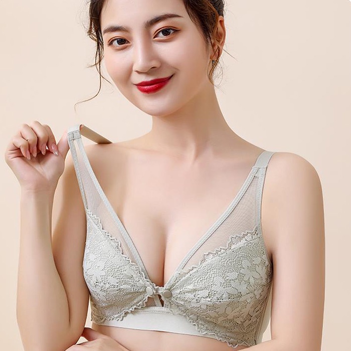 Áo Lót Nâng Ngực Cúp 36-42 C Thiết Kế Cài Khóa Trước Tiện Lợi Cho Mẹ Bầu