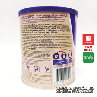 [T5/2023] Sữa bột Pediasure Nga 400g vị Socola