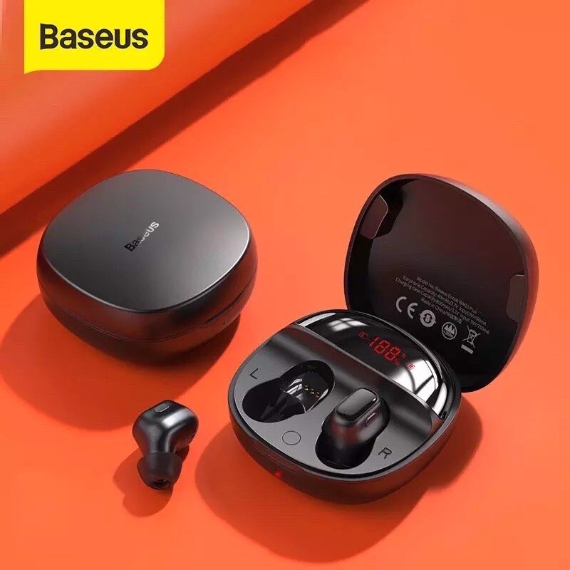 Tai nghe bluetooth Baseus WM01 Plus Bluetooth 5.0 không dây chống thấm nước chính hãng Baseus