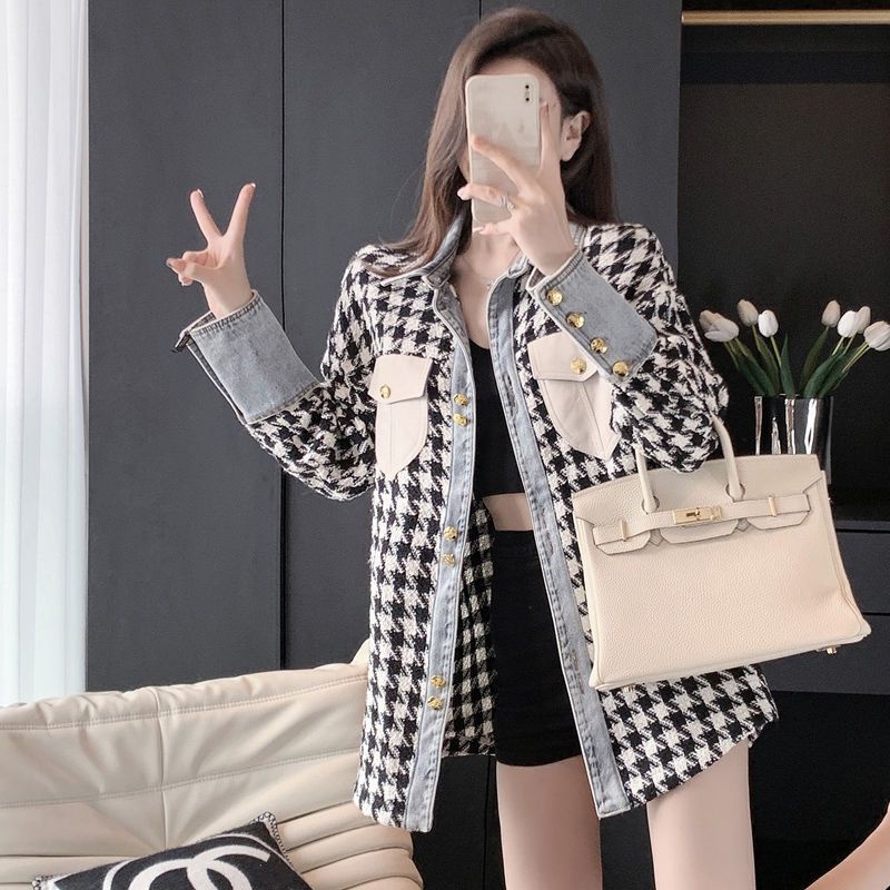 Xiaoxiangfeng denim jacket women's new fall fashion Korean version loose thin design niche blouse in 2022