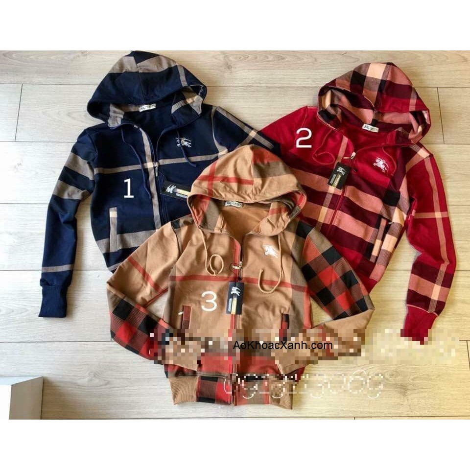 Áo khoác thun da cá in sọc và thêu đẹp