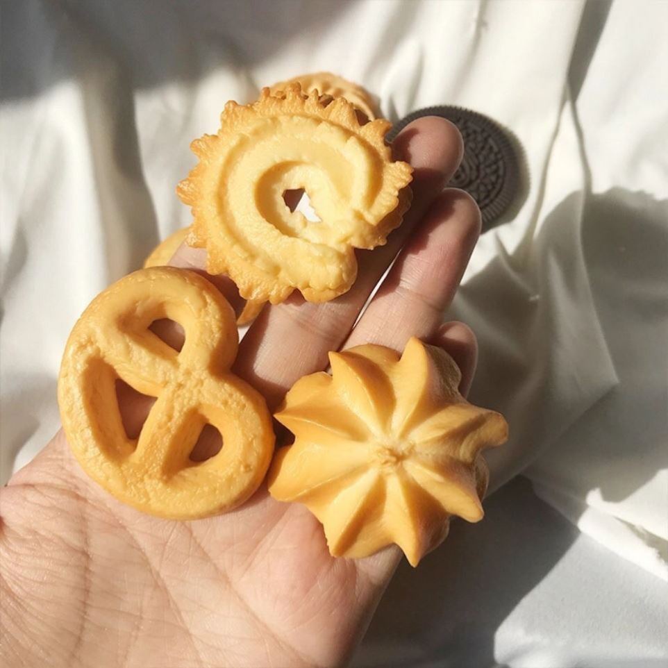 Kẹp tóc kiểu bánh quy dễ thương thời trang dành cho nữ