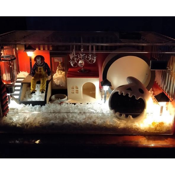 Đèn led trang trí chuồng Hamster