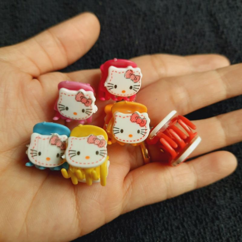 Túi 6 kẹp tóc nhí cho bé 1cm