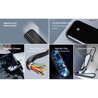Hub chuyển đa năng Baseus 5 in 1 (Type-C to USB3.0+HDMI+PD)