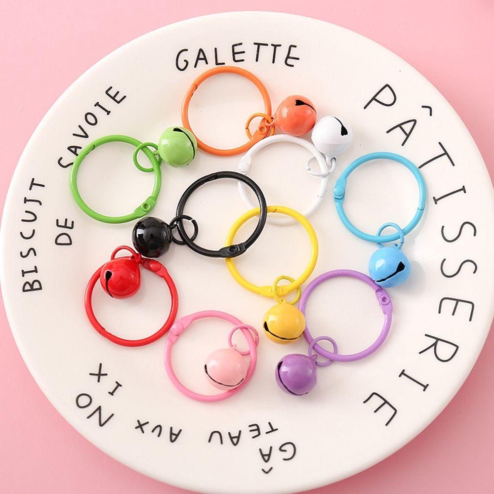 DARNELL Chuông Nhỏ Nhiều Màu Sắc Dùng Làm Móc Khóa / Trang Trí Túi Xách / Balo Đi Học