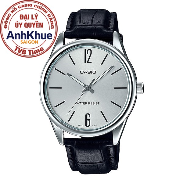 Đồng hồ nam dây da Casio chính hãng Anh Khuê MTP-V005L-7BUDF (40mm)