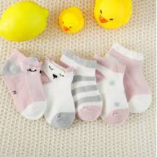 Sét 5 đôi tất lưới cổ thấp Kid's Socks