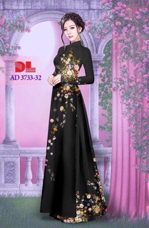 Áo dài in cả bộ áo và quần