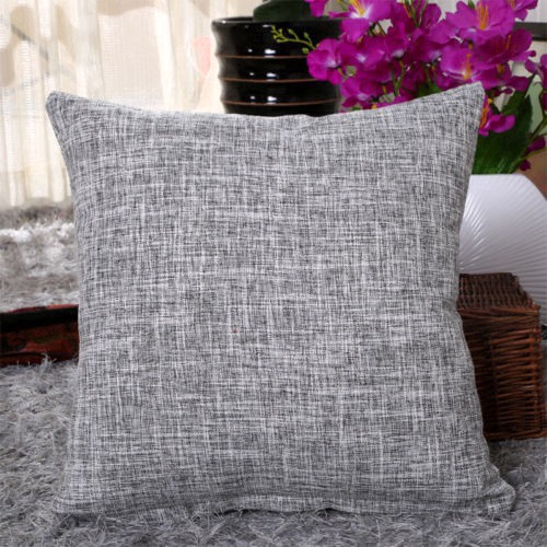 Bao gối sofa nhiều màu trơn từ cotton tiện dụng