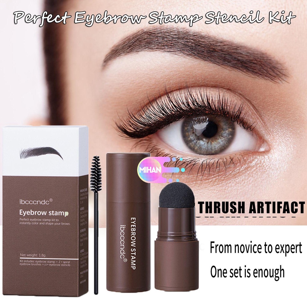[Hàng mới về] Set dụng cụ định hình lông mày lâu trôi không thấm nước 10 kiểu khác nhau