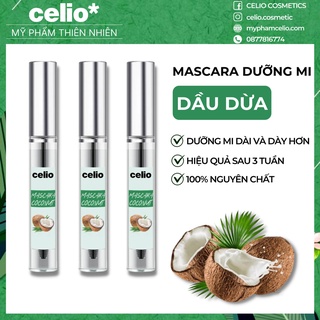 Mascara Dưỡng Mi Dầu Dừa CELIO Tinh Chất Dầu Dừa Nguyên Chất Kích Thích Mi Mọc Dày Dài Hơn 5ml