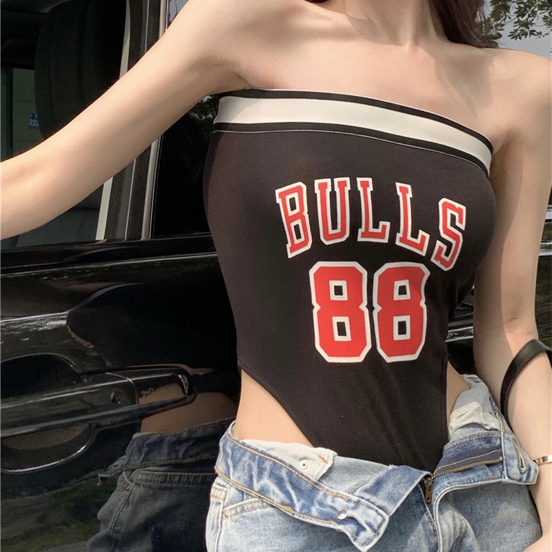 Áo Sát Nách Một Mảnh In Chữ Gợi Cảm Thời Trang Mùa Hè Cho Nữ