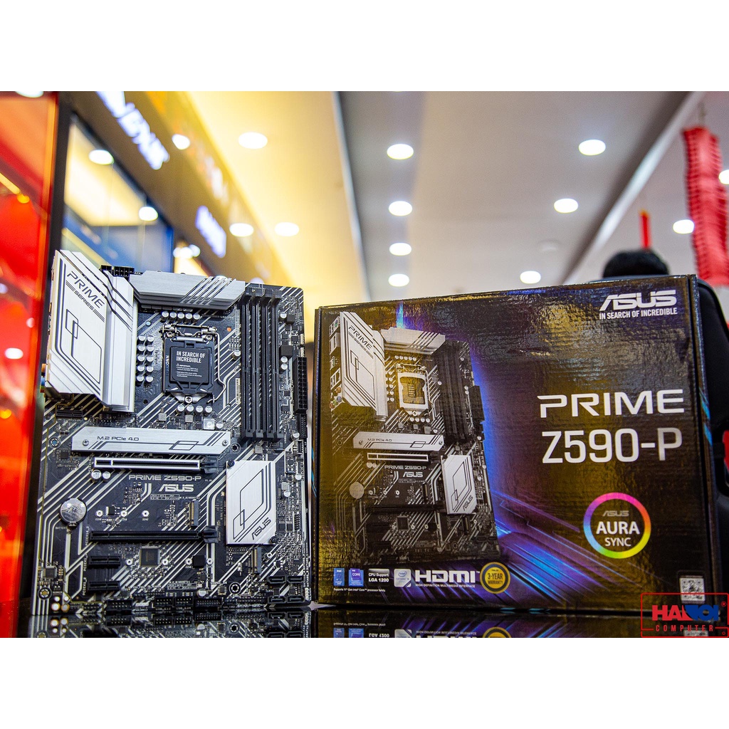 Mainboard ASUS PRIME Z590-P (Intel Z590, Socket 1200, ATX, 4 khe Ram DDR4)