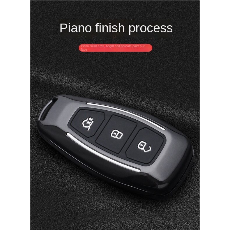 Vỏ bảo vệ chìa khóa xe hơi Ford Focus Fiesta Mondeo MK2 MK3 Kuga MK4 màu dạ quang