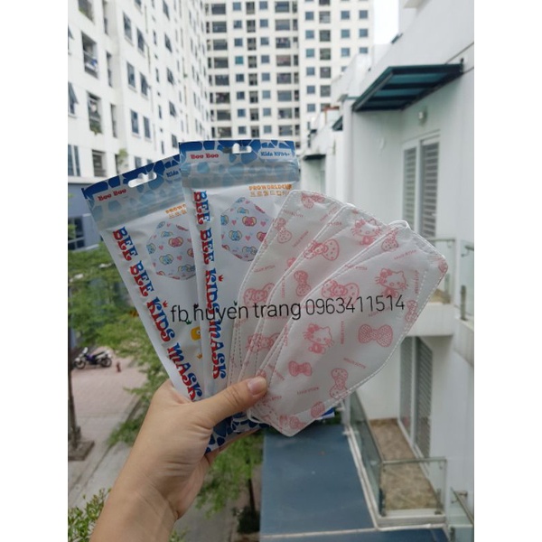 Set 50c khẩu trang KF94 trẻ em 4-10y 👧🧒 | BigBuy360 - bigbuy360.vn