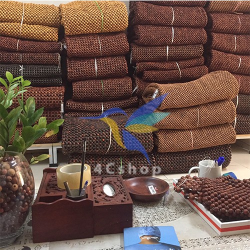 Tấm, miếng Đệm lót hạt gỗ cho ghế ô tô, xe hơi, ghế văn phòng