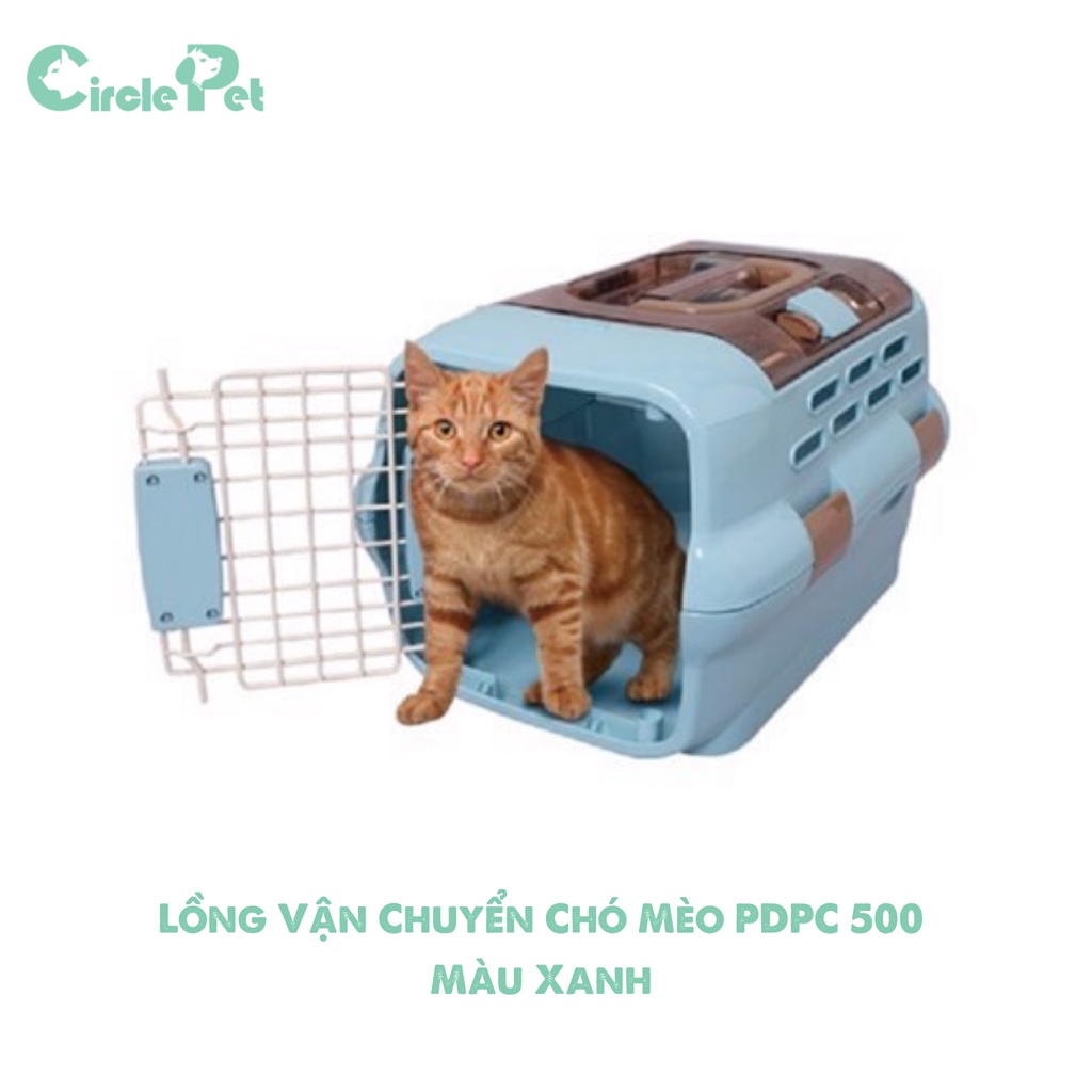 Lồng Vận Chuyển Chó Mèo Chất Liệu Nhựa Cao Cấp, Độ Bền Cao, Tiện Lợi PDPC 500  2.0 - Circle Pet