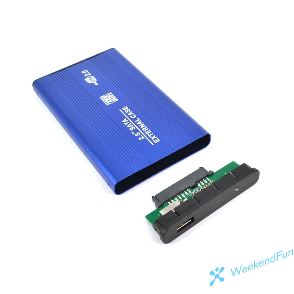Hộp Đựng Ổ Cứng Ngoài 2.5 Inch Usb 2.0 Sata Bằng Hợp Kim Nhôm | BigBuy360 - bigbuy360.vn