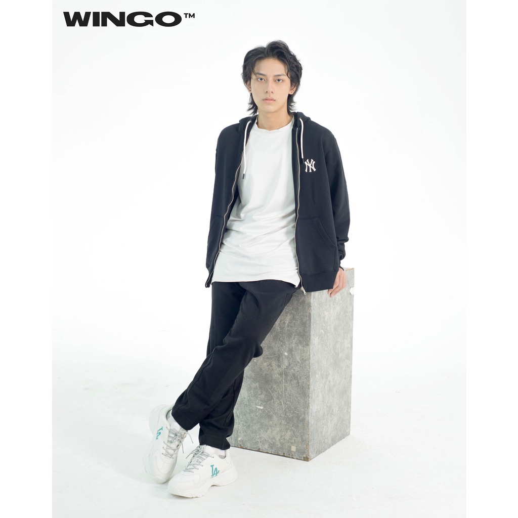 Áo khoác nhẹ MLB Basic Training Zip-up New York Yankees Black