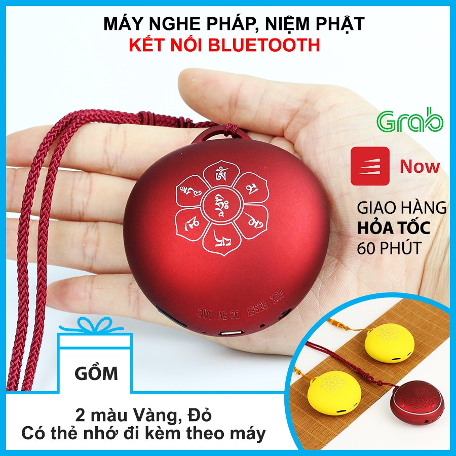 Máy niệm Phật, nghe Pháp có bluetooth cao cấp - Máy tụng kinh có hỗ trợ thẻ nhớ, tai nghe - Hiên Nhà