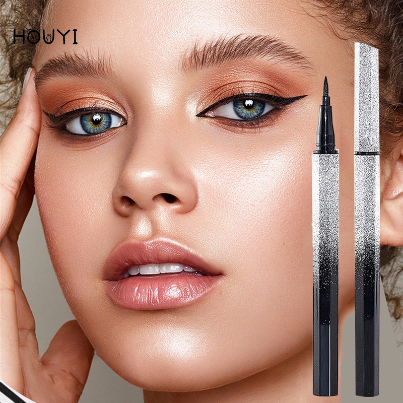 Bút Kẻ Mắt Dạng Lỏng 2 Màu Lấp Lánh Ánh Sao / Chống Thấm Nước / Mồ Hôi