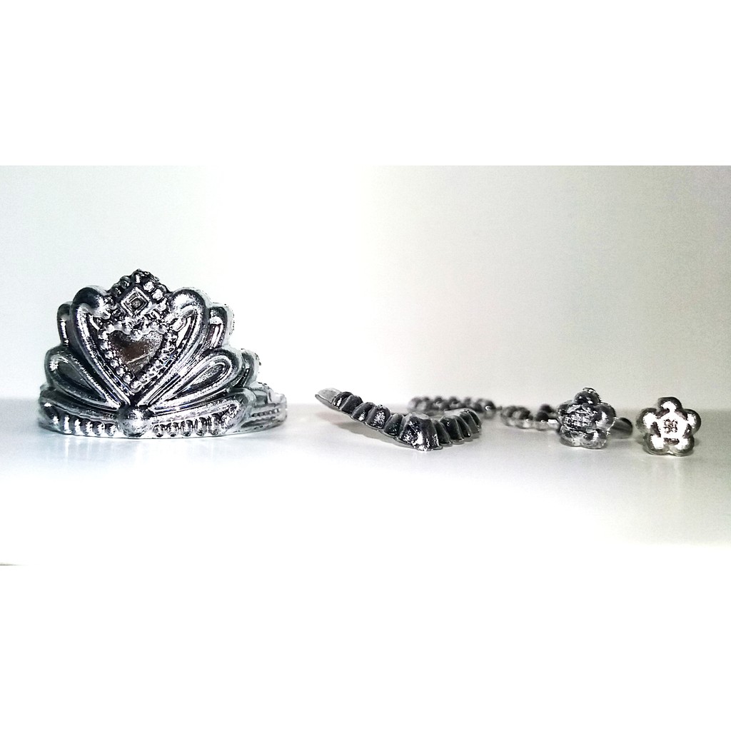 Bộ Trang sức cho Búp bê tráng nhũ bạc lấp lánh xinh xắn