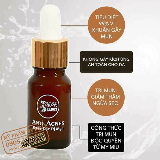 Combo Sữa rửa mặt trà xanh My Miu&Serum mụn