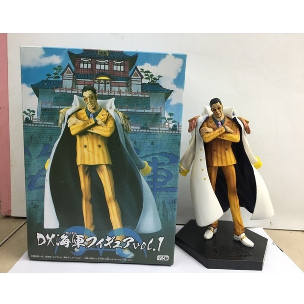 Mô hình One Piece - Mô hình đô đốc hải quân Kuzan Kizaru Akainu 13cm DD01