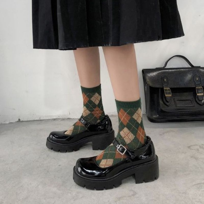 Giày Búp bê Lolita Ulzzang Nữ Đế cao 6 phân CỰC XINH