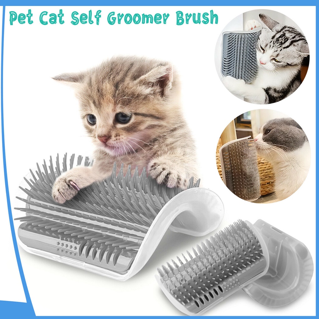 1 Lược Gắn Góc Tường Massage Cho Thú Cưng