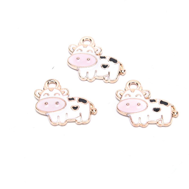 Bộ 10 Chú Bò Sữa Trang Trí Thủ Công