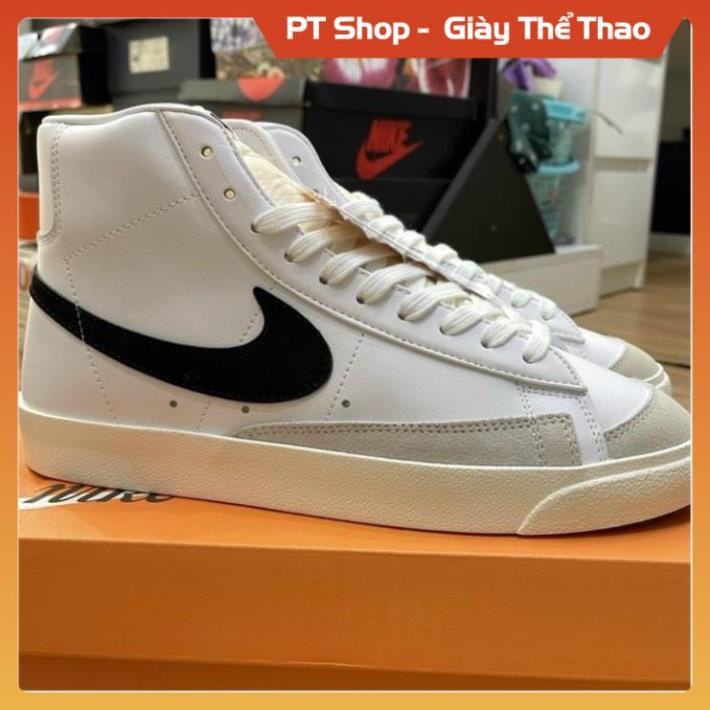 [Hàng Tốt + FreeShip] Giày Blazer Mid Top 77 viền đen chất lượng cao, Giầy Sneaker quá là ok mem